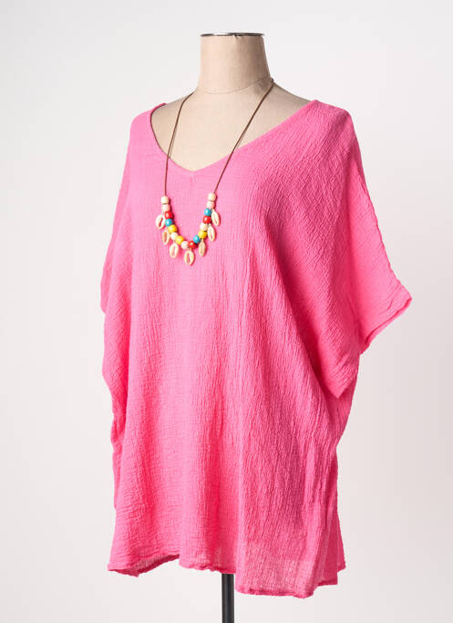 Tunique manches courtes violet TERRA DI SIENA femme