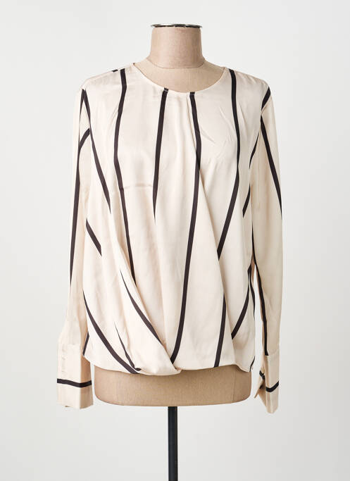 Blouse beige MANGO femme