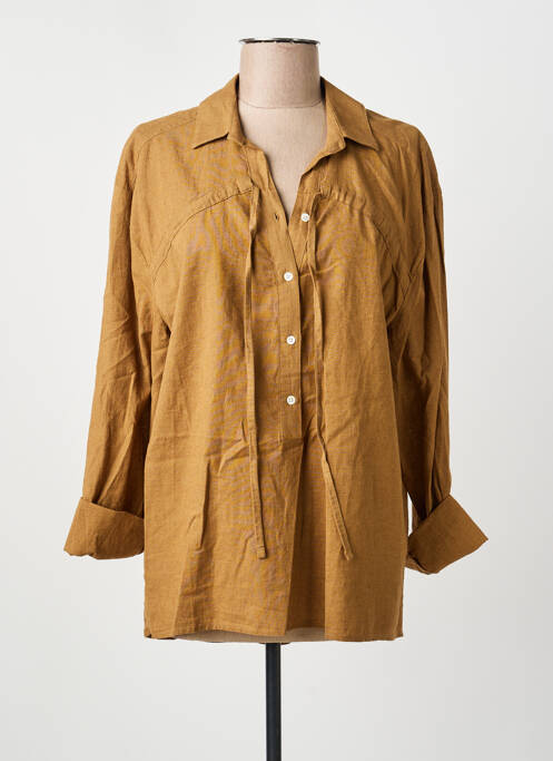 Chemisier marron YUGEN femme