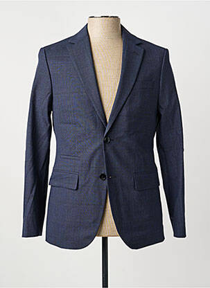 Blazer bleu MANGO homme