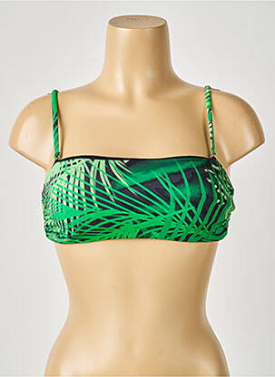 Maillot de bain 2 pièces vert ASTRID BLACK LABEL femme