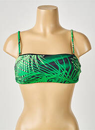 Maillot de bain 2 pièces vert ASTRID BLACK LABEL femme