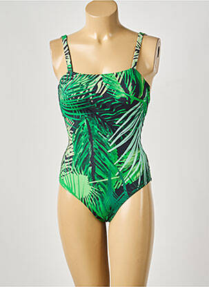 Maillot de bain 2 pièces vert ASTRID BLACK LABEL femme