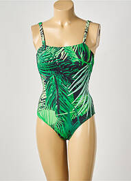 Maillot de bain 2 pièces vert ASTRID BLACK LABEL femme