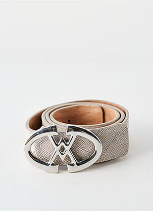 Ceinture gris LUCA KAYZ femme