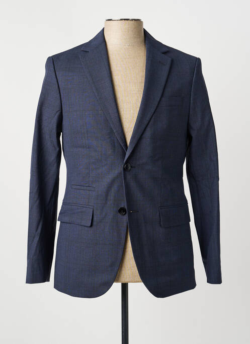 Blazer bleu MANGO homme