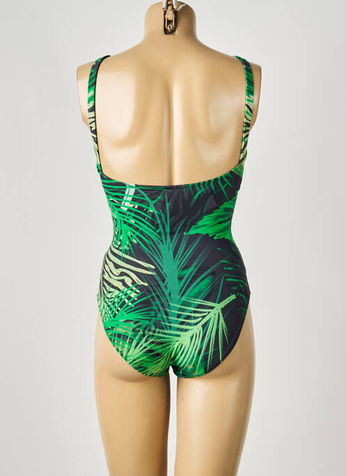 Maillot de bain 2 pièces vert ASTRID BLACK LABEL femme