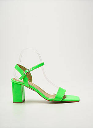 Sandales/Nu pieds vert YUGEN femme