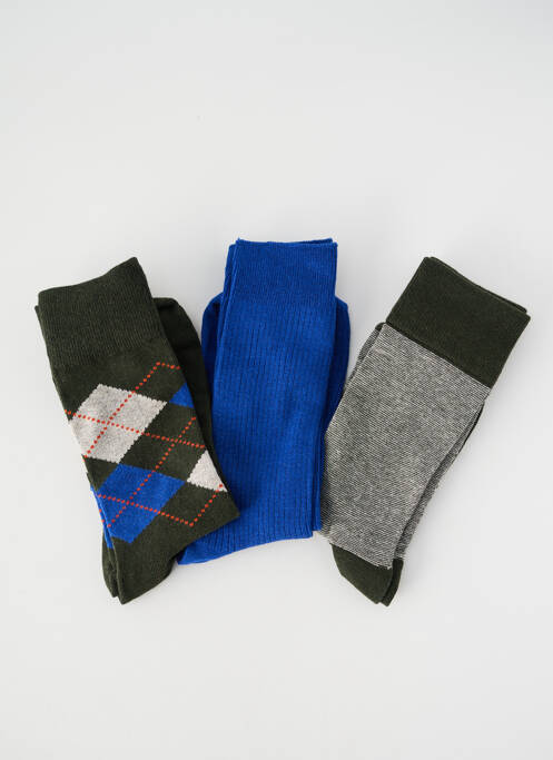 Chaussettes vert SELECTED homme