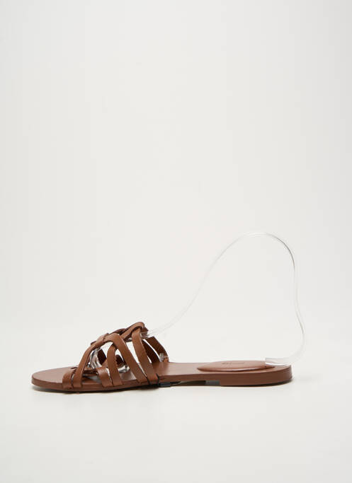 Sandales/Nu pieds marron MANGO femme