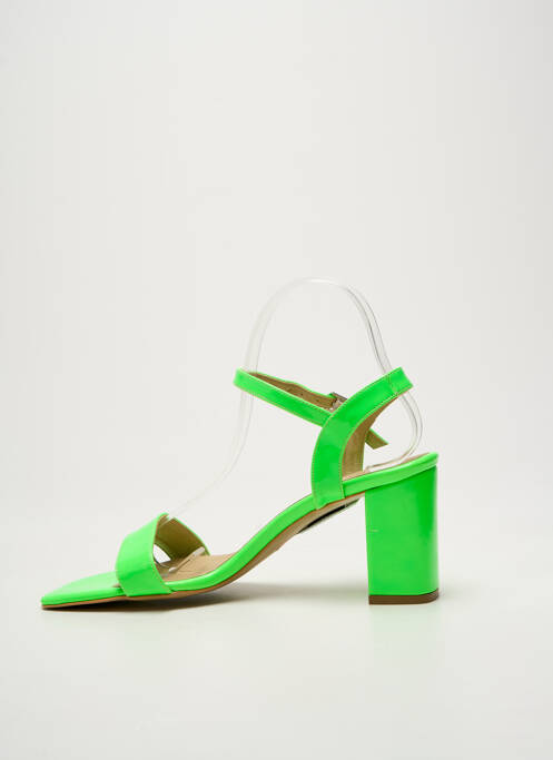 Sandales/Nu pieds vert YUGEN femme