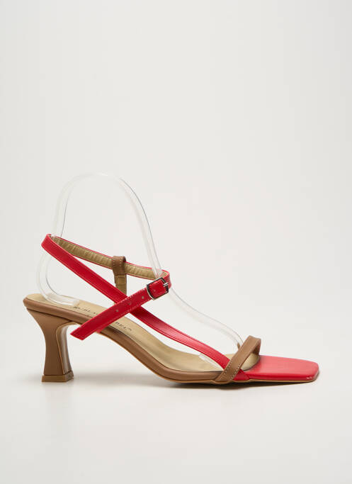 Sandales/Nu pieds rouge ASTRID BLACK LABEL femme