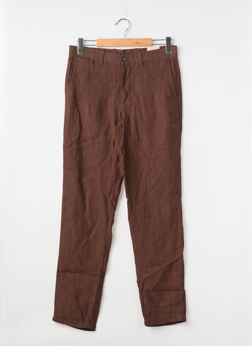 Pantalon droit marron MANGO homme