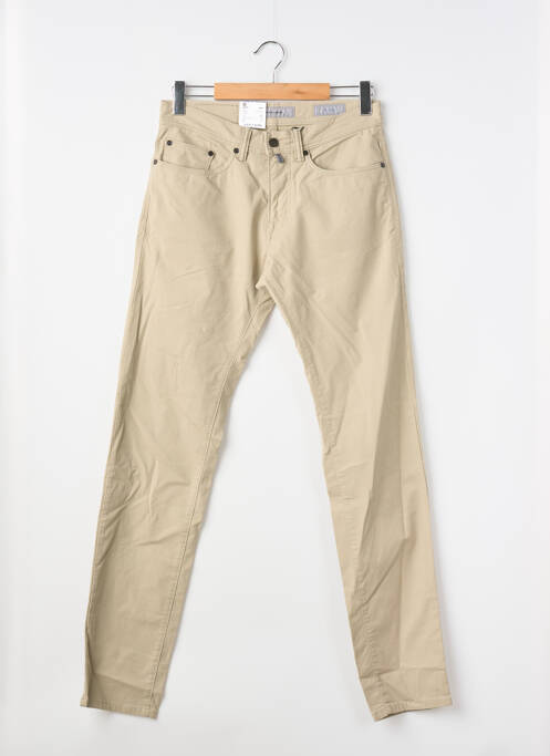 Pantalon droit beige PIERRE CARDIN homme