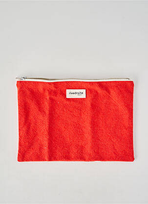Pochette rouge RIVE DROITE PARIS femme