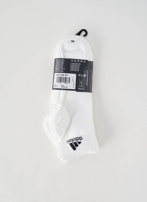Chaussettes blanc ADIDAS unisexe