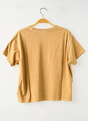 T-shirt col rond marron LEVI'S femme