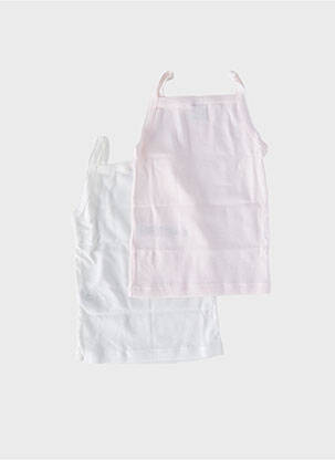 Débardeur col rond blanc PETIT BATEAU fille