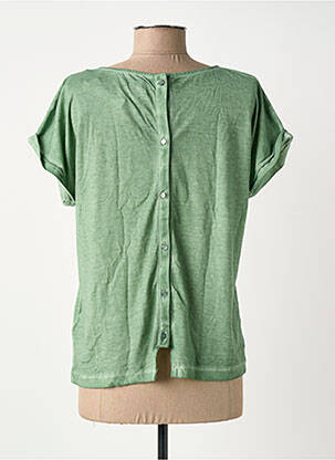 T-shirt col rond vert ROXY femme