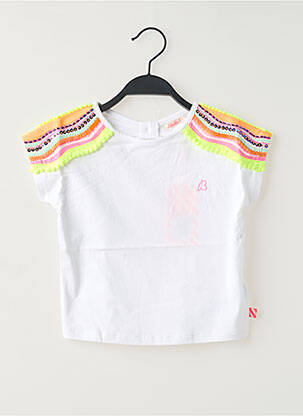 T-shirt col rond blanc BILLIEBLUSH fille