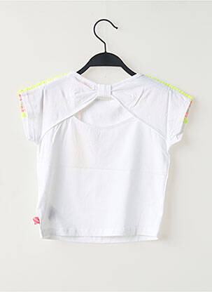 T-shirt col rond blanc BILLIEBLUSH fille