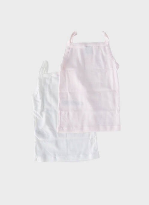 Débardeur blanc PETIT BATEAU fille