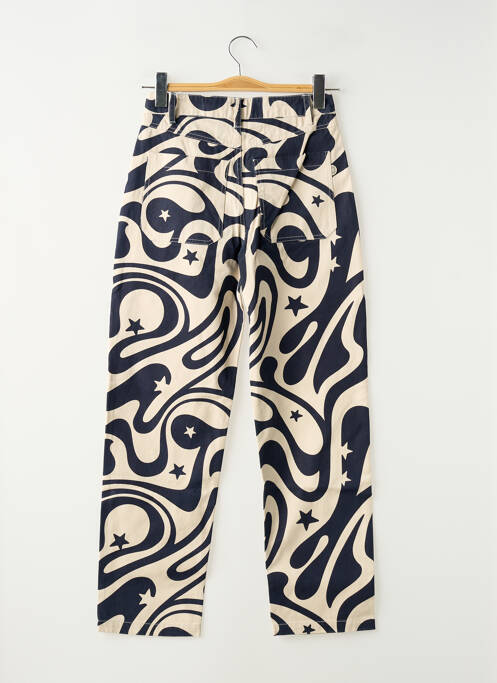 Pantalon droit bleu THINKING MU femme