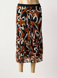 Jupe longue marron CAROLL femme