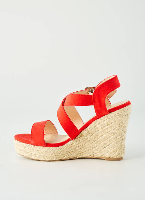 Sandales/Nu pieds rouge I LOVE SHOES femme