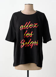 T-shirt noir ZEB STYLE LAB  femme