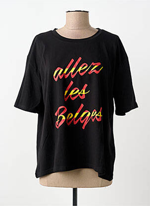 T-shirt noir ZEB STYLE LAB  femme