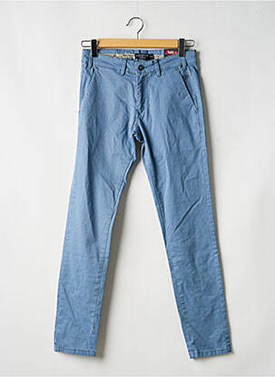 Pantalon chino bleu BRUCE & BUTLER  homme