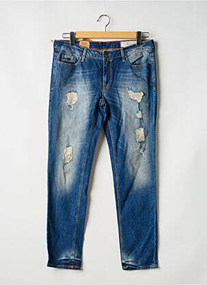 Jeans coupe droite bleu EDC femme