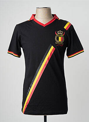 T-shirt noir ZEB STYLE LAB  homme