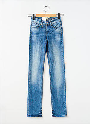 Jeans coupe droite bleu ONLY femme