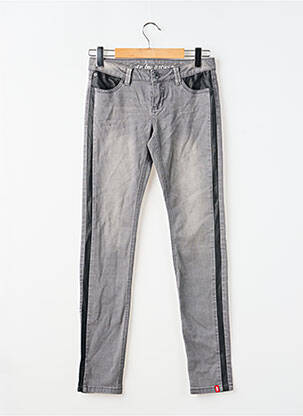 Jeans coupe slim gris EDC femme