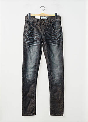 Jeans coupe droite noir SHINE homme
