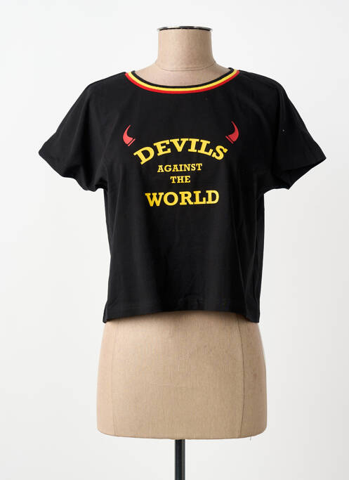 T-shirt noir ZEB STYLE LAB  femme