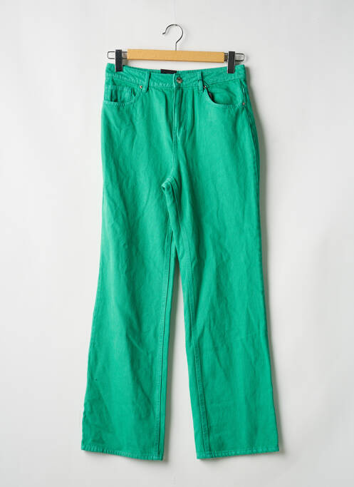 Jeans coupe droite vert VERO MODA femme