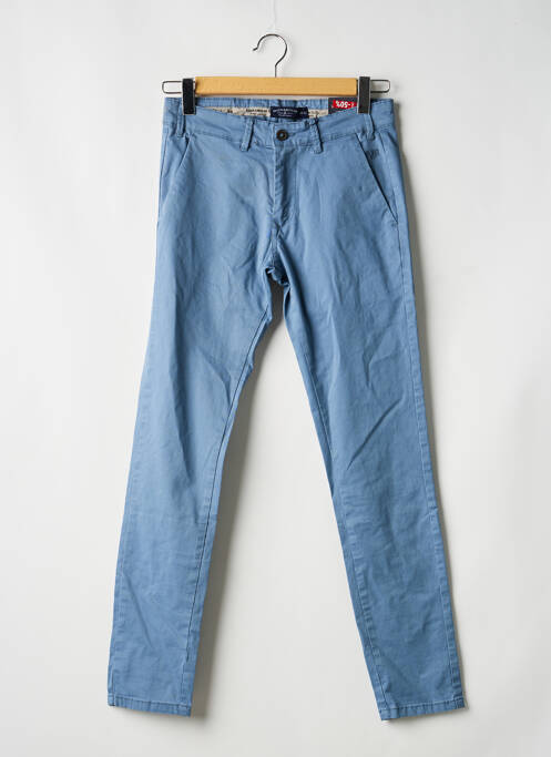 Pantalon chino bleu BRUCE & BUTLER  homme