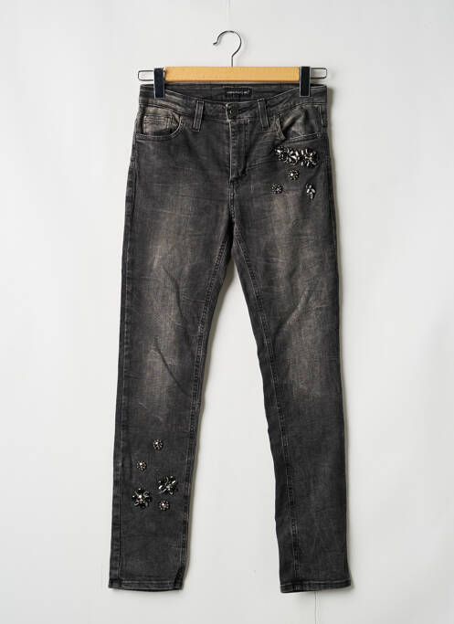 Jeans skinny gris ASTRID BLACK LABEL femme