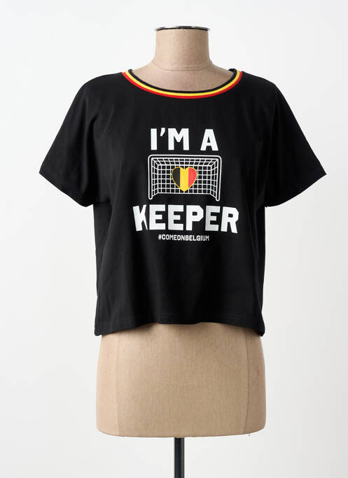 T-shirt noir ZEB STYLE LAB  femme