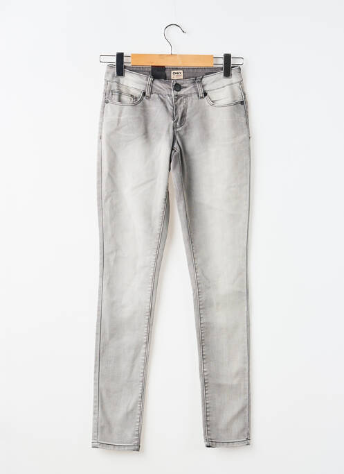 Jeans skinny gris ONLY femme