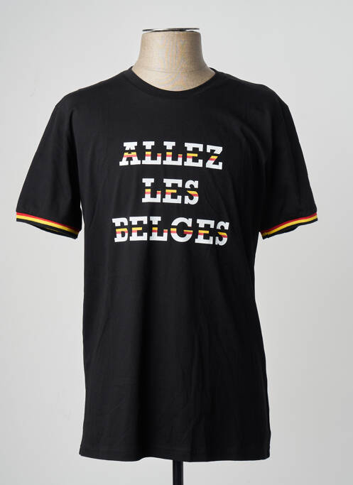 T-shirt noir ZEB STYLE LAB  homme