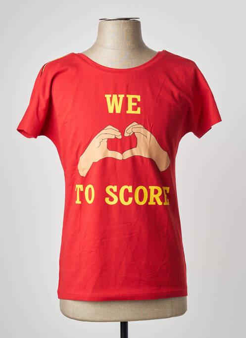 T-shirt rouge ZEB STYLE LAB  femme