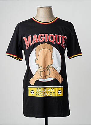 T-shirt noir ZEB STYLE LAB  homme