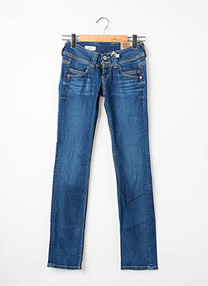 Jeans coupe droite bleu PEPE femme