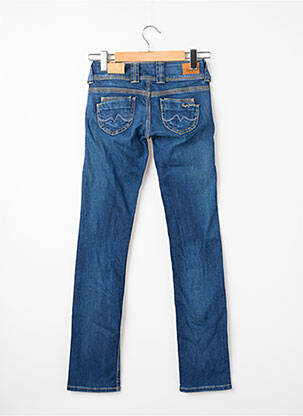 Jeans coupe droite bleu PEPE femme