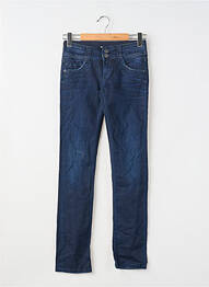 Jeans coupe droite bleu PEPE femme