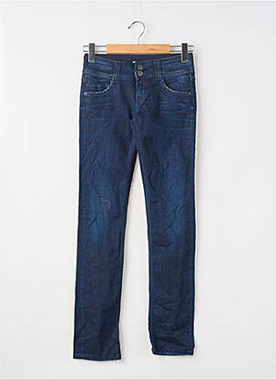 Jeans coupe droite bleu PEPE femme